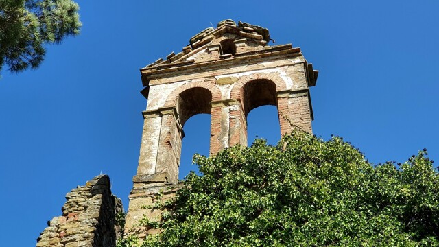 foto 14 - Il delizioso campanile a vela della chiesa di San Martino avvolto dalla vegetazione